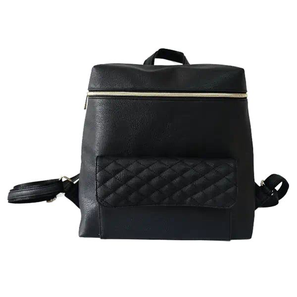 女款上班族學生帶前掀蓋口袋背包